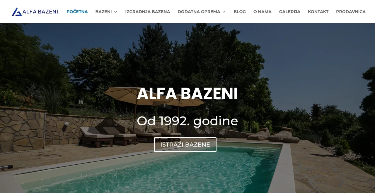 Sajt Alfa Bazeni